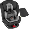 A black and gray car seat with a separate wedge-shaped accessory, shown on a white background. Náhled obrázku produktu