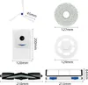 A diagram showing various spare parts for a robot vacuum cleaner with dimensions indicated. Anteprima dell’immagine prodotto