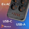Reagle 3M Multipresa Con Protezione Da Sovratensione, 8 Anteprima dell’immagine prodotto 4