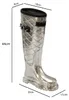 Stojak na parasole FineBuy, aluminium, srebrny, 44 cm, w Podgląd zdjęcia produktu 3