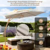 Puluomis Doppellagiger Sonnenschirm 3m, Gartenschirm mit Produktbild-Vorschau 3