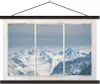 MuchoWow® Textilposter Aussicht - Berg - Schnee 60x40 cm Produktbild-Vorschau 1