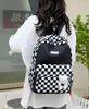 Schulrucksack für Teenager - Ab 4 Klasse - Karo-Muster Produktbild-Vorschau 4