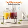 Dvojitý dávkovač nápojov Cuisine Elegance - 2x 4 litre - Náhľad obrázku produktu 7