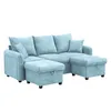Merax Ecksofa U-Form mit Schlaffunktion und Stauraum, Produktbild-Vorschau 12