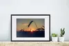 MuchoWow® Gerahmtes Poster Gras - Herbst - Sonnenuntergang Produktbild-Vorschau 4