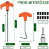 10 Stück Zeltheringe, Zelt-Heringe, Heringe Erdnägel Stabil Produktbild-Vorschau 5