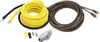 A car audio installation kit laid out on a white background. Podgląd zdjęcia produktu