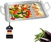 bremermann Grillplatte 43 x 25 x 5 cm Edelstahl Grillkorb Produktbild-Vorschau 1