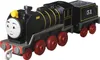 A toy train engine and its tender, shown from a side-angle. Voir les images du produit