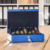 Pokladna HMF s deskou na počítání euromincí 30x24x9cm černá Náhled obrázku produktu 9
