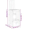 Cloris Designermöbel 7-tlg. Gartenbar-Set Honigbraun Produktbild-Vorschau 10