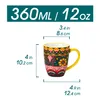 Tasses en porcelaine Vancasso, ensemble de 6 tasses, Voir les images du produit 2