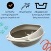2er Set Katzenklo ohne Deckel Doppelpack Katzentoilette mit Produktbild-Vorschau 5