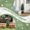 HOMCOM Künstliche Zypresse 2er-Set 100 cm Plastik Produktbild-Vorschau 6
