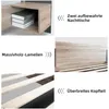 Flieks Massivholzbett Doppelbett 160x200cm mit 2 Produktbild-Vorschau 5