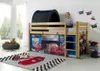 Relita Halbhohes Spielbett ALEX Buche massiv natur lackiert Produktbild-Vorschau 6