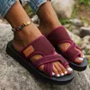 1 Paar Damen-Sandalen in Übergröße, rutschfeste Sohle, Produktbild-Vorschau 9