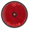 2x Reflektor Anhänger Rot Rund 60mm Rückstraher Wohnwagen Produktbild-Vorschau 2