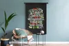 MuchoWow® Wandteppich Wandbehang Weihnachten - Zitat - Produktbild-Vorschau 5