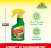 A product shot of a spray bottle with marketing information and icons. Produktbild-Vorschau