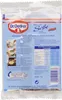 The back of a Dr. Oetker dessert sauce packet showing nutritional information and preparation instructions. Produktbild-Vorschau