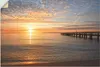 ARTland Wandbild, selbstklebend Früh morgens an der Ostsee Produktbild-Vorschau 1