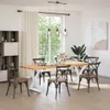 vidaXL Esstisch Beine 2 Stück Weiß 70x(72-73,3) cm Stahl Produktbild-Vorschau 2