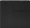 Kommode >Domenico< in Schwarz Perl - 90x80x32cm Voir les images du produit 4