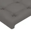 vidaXL LED Kopfteil Grau 180x5x78/88 cm Kunstleder Produktbild-Vorschau 5