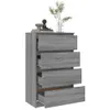 vidaXL Sideboard Grau Sonoma 60x35x98,5 cm Holzwerkstoff Produktbild-Vorschau 10
