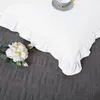 Weiße Bettwäsche Ruffy Premium Baumwollsatin 140x200 mit Produktbild-Vorschau 4