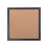 The back of a black framed letter board is shown against a white background. The letter board is made of a brown material. Produktbild-Vorschau