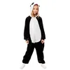 Onesie Kigurumi Pyjama Kostüm für Kinder Panda 128 Produktbild-Vorschau 7