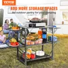 Stół kempingowy VEVOR, aluminiowy, składany, przenośny, Podgląd zdjęcia produktu 2