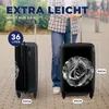 MuchoWow® Koffer Handgepäck Trolley Rollkoffer Kleine Produktbild-Vorschau 5