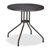 Relaxdays Gartentisch, Holz-Optik, runder Outdoortisch, Produktbild-Vorschau 10