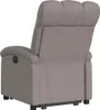 vidaXL Relaxsessel mit Aufstehhilfe Taupe Stoff Produktbild-Vorschau 5