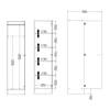 Fox kledingkast 1 deur eikenstructuur decor. Productafbeelding-voorbeeld 21