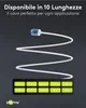 Ultraflexibles CAT 6A Patchkabel, slim, U/UTP, weiß Produktbild-Vorschau 8