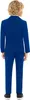 A young boy is shown from the back wearing a blue suit and black shoes. Anteprima dell’immagine prodotto