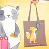 Mr. & Mrs. Panda Beutel Fuchs Federball spielen - Braun Produktbild-Vorschau 2