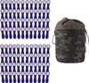 trendfinding 96 Wäscheklammern Indigo-Weiß Edelstahl und 1 Produktbild-Vorschau 1