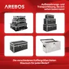 Set di 3 valigie da trasporto AREBOS da 50 L | box Anteprima dell’immagine prodotto 6
