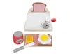 A toy toaster set with breakfast accessories laid out on a white background. Anteprima dell’immagine prodotto