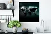MuchoWow® Poster Weltkarte - Schwarz - Hell 50x50 cm - Produktbild-Vorschau 3