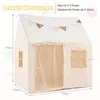 A diagram showing the dimensions of a children's play tent. Podgląd zdjęcia produktu
