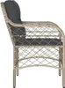 vidaXL Gartenstühle mit Kissen 2 Stk. Hellgrau Poly Rattan Produktbild-Vorschau 6
