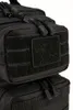 Close-up view of a black backpack. Náhled obrázku produktu
