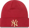 New Era Damen Wintermütze - METALLIC New York Yankees rot Produktbild-Vorschau 1